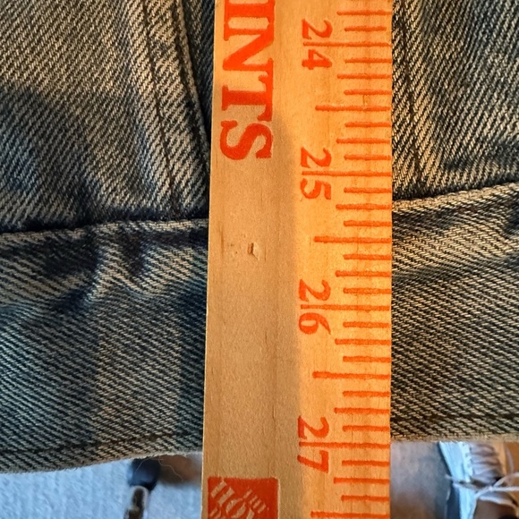 RARE Men's Harley Davidson Moto Waco TX Jean Jacket with Pins Patches Sz XL - Picture 12 of 14